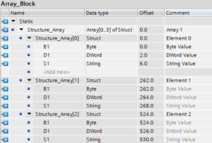 TIA Portal – Working With Arrays – PLC Automation Consultancy ...