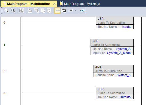 Studio 5000 Calling Other Routines Plc Automation Consultancy