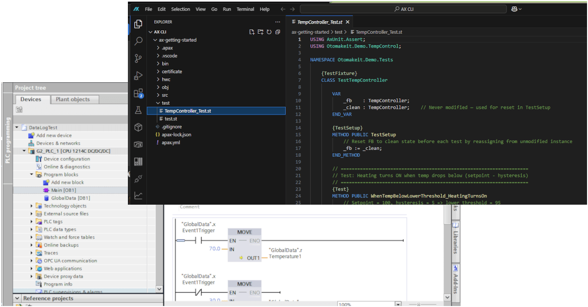 Cover image for Yuriy Mosiyenko's SIMATIC AX Project Structure Explained for TIA Portal Engineers guide