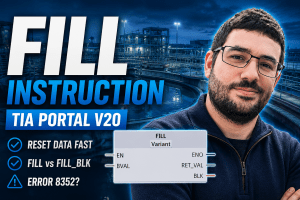How to Use the FILL Instruction in Siemens TIA Portal